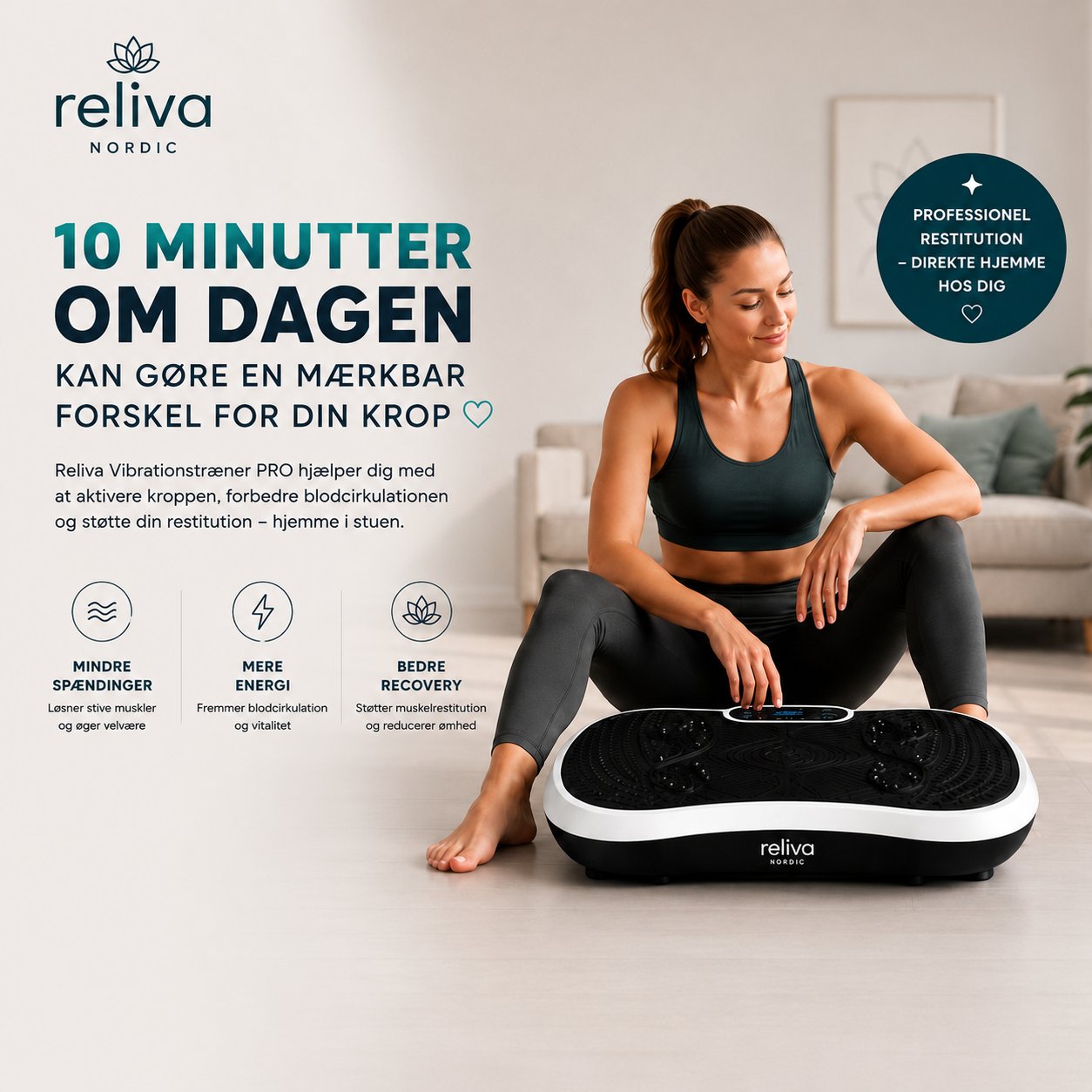 Reliva Nordic Vibrations & Cirkulationsplade